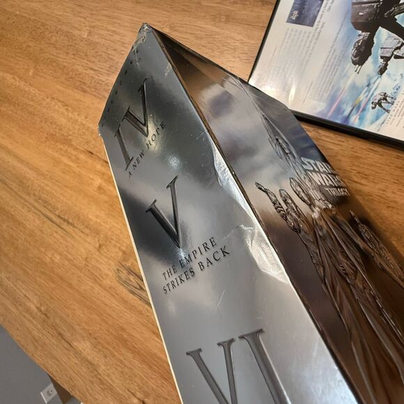 STAR WARS Trilogy IV V VI  Bonus 4-Disc Widescreen DVD Remastered Silver Box Set - Picture 6 of 11